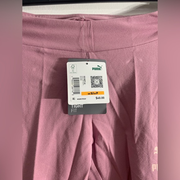 NEW PUMA Iconic T7 Women's Leggings In Pale Grape Size: Small - Picture 3 of 6